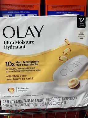 OLAY Ultra Moisture Hydratant Beauty Bars - White & Gold Accents